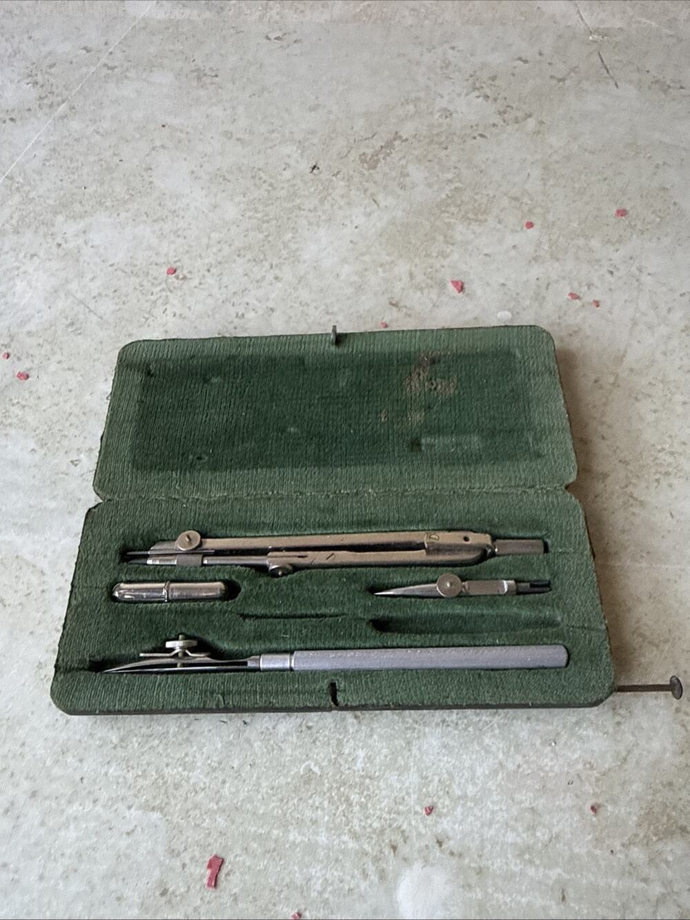 Vtg DIETZGEN Drafting Drawing Tool Set Made in Germany US Zone